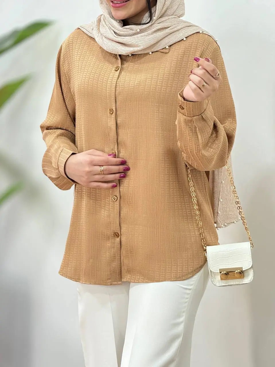 شومیز ساتن ابریشم یارا